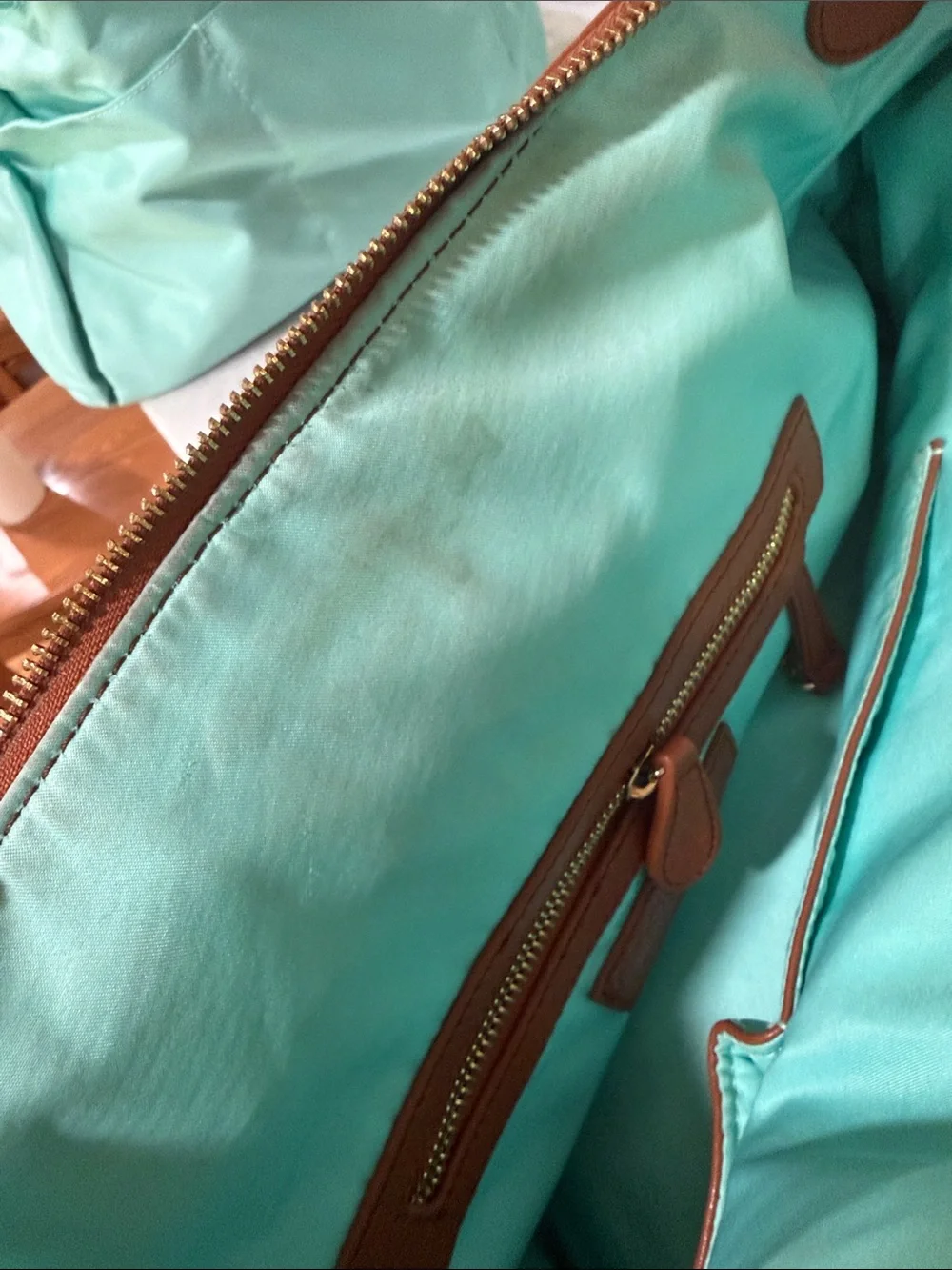 Lily Jade Diaper Bag Backpack Women's Tan Leather Satchel Bag
